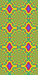 Fractodome Colorful Seamless Fractal Patterns