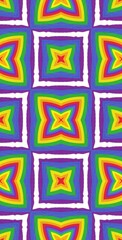 Fractodome Colorful Seamless Fractal Patterns