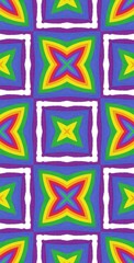 Fractodome Colorful Seamless Fractal Patterns