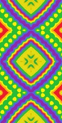Fractodome Colorful Seamless Fractal Patterns