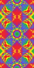 Fractodome Colorful Seamless Fractal Patterns