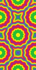 Fractodome Colorful Seamless Fractal Patterns