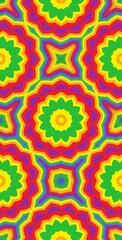 Fractodome Colorful Seamless Fractal Patterns