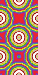 Fractodome Colorful Seamless Fractal Patterns