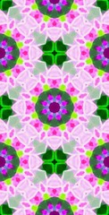 Fractodome Colorful Seamless Fractal Patterns