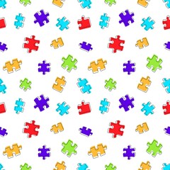 pattern with puzzle
