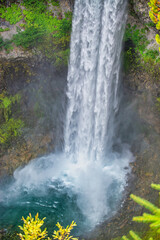 Brandywine waterfalls in Brandywine Falls Provincial Park - British Columbia, Canada.