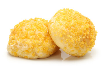 Bread on a white background