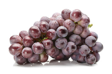 grapes isolated on white