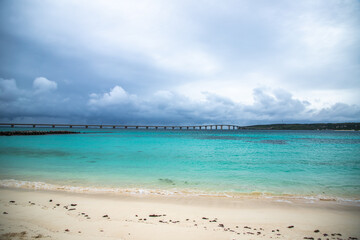 宮古島　与那覇前浜ビーチの風景