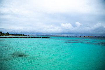 宮古島　与那覇前浜ビーチの風景