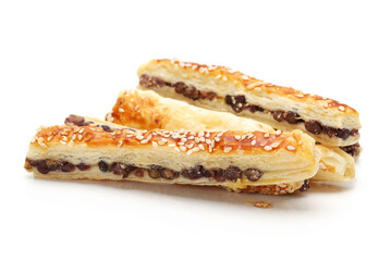 bread on white background