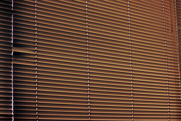 Detail of the plastic sunblind