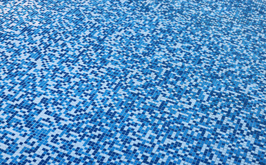 Obraz premium Dirty old tiles in the swimming pool. Abstract background.