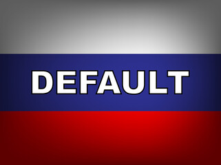 Russian flag vector graphics.