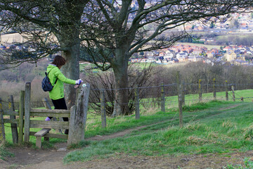 Adele on a Rotherham Doorstep Challenge walk to Elsecar.