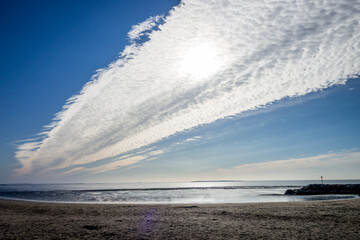 Beach of Chatelaillon on Atlantic Coast, France