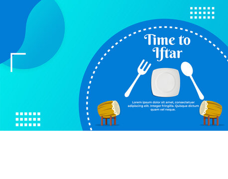 Ramadan Kareem holiday design. Background crescent with star and hanging lanterns, Round podium, stage studio for product