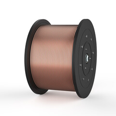 roll of copper sheets or heap of copper tapes