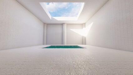 liminal space empty room © Hirzan