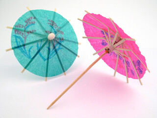 Photo of umbrellas symbolizing vacation, leisure, beach life in the pandemic.