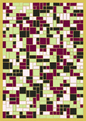 Offset Quads generative art background art illustration