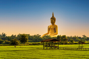 Big Buddha, Wat Muang Ang Thong Province, Thailand
