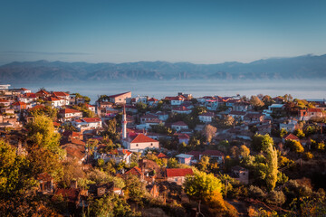 Obraz premium Village, Turkey, Sunrise