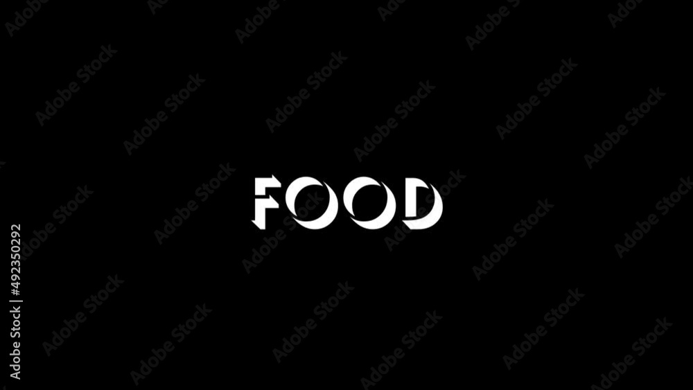 Poster white picture of food on a black background. food for energy. distortion liquid style transition ico