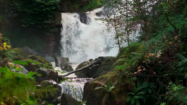 Spectacular slow motion HD video of Torc waterfall in Killarney National Park, Co. Kerry, Ireland