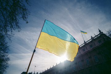 Ukrainian people protest, thousands gather to demand tougher sanctions on Russia from British...