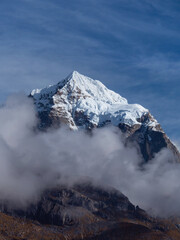 mount Tamserku landscape view,Nepal