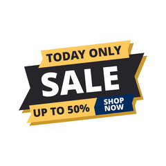 today only sale up to 50% shop now flat design
