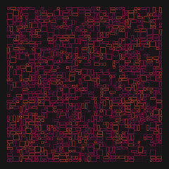 Offset Quads generative art background art illustration