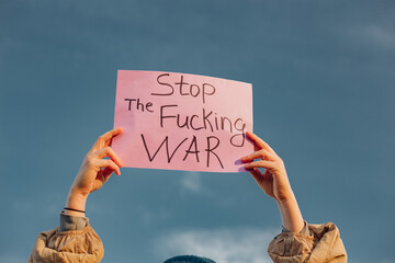 Protest against the war