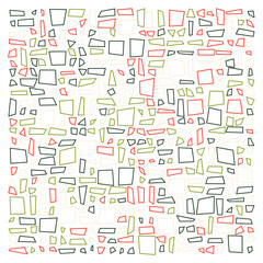 Offset Quads generative art background art illustration