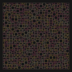 Offset Quads generative art background art illustration