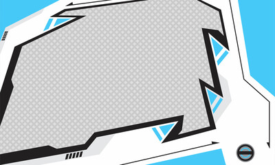 Futuristic background with sharp and geometric pattern and with some copy space area