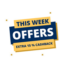 this week offers extra 15% dark blue flat label