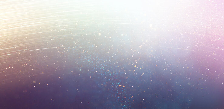 abstract background of holographic light and flare gradient