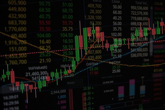 Stock Market Loss Trading Chart Investment Analysis Business Index Chart Finance Board Chart