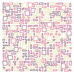 Offset Quads generative art background art illustration