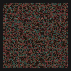 Offset Quads generative art background art illustration