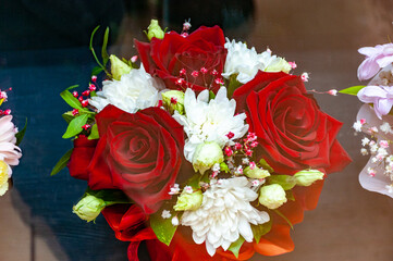 Very pretty flowers at the flower shop!