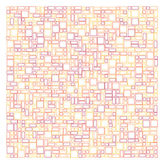 Offset Quads generative art background art illustration