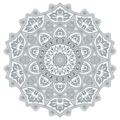 line art mandala vector for design