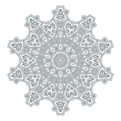 line art mandala vector for design