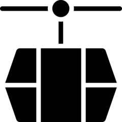 ropeway icon vector