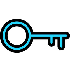 key icon vector