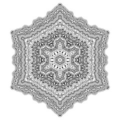 beautiful mandala vector for design